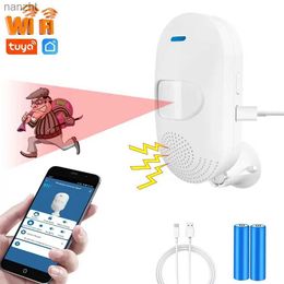Alarm systems Tuya Smart Home Security Protection WiFi PIR Infrared Motion Detector Alarm Sensor Burglar Alarm Smart Life Application Supports Alexa WX