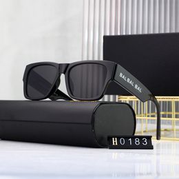 Designer Wraparound Sunglasses Women Square Frames Beach Sun Protection Comfortable Shades Unisex with Box