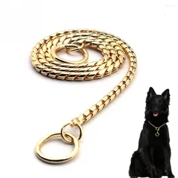 Dog Collars Choke Chain Retriever Snake Accessories Heavy Duty Pet Collar Large Necklace