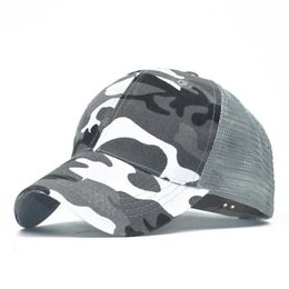 Ball Caps Camouflage Baseball Hat Unisex Tennis Hat Sports Outdoor Leisure Sun Hat Truck Hat