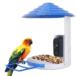 Other Bird Supplies Solar Smart Feeder With Camera 1080P HD Night Vision AI Recognition Species Auto Capture Watching