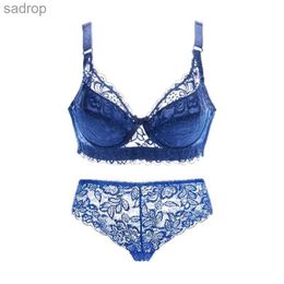 Bras Sets Sexy lace thin underwear and undershirts plus size womens Bralette set push up bra set girls top BH lingerie set push up intimate XW