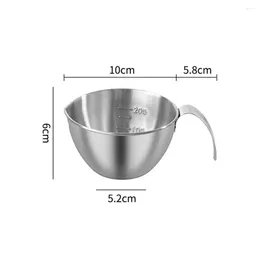 Measuring Tools Food Grade Cup 304 Stainless Steel With Handle Scale Capacity For Accurate Long-lasting