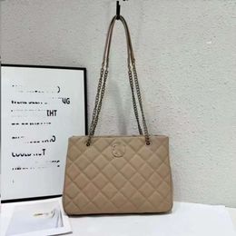 Luxury handbag designer new fashion simple women's bag metal chain small gold shoulder tofu bag cross shoulder small square bagQ4N3