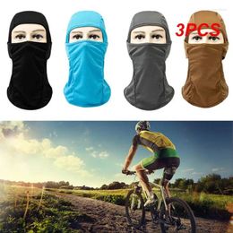 Bandanas 3PCS Fashion Women Men Motorcycle Balaclava Windproof Ski Full Face Head Neck Hood Cover Shield Warmer Mask