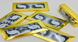 2 Pairs Long Thick 25MM Lashes 5D False Eyelashes Dramatic Wispy Fluffy Full Strip Lashes Handmade Epacket 2634613