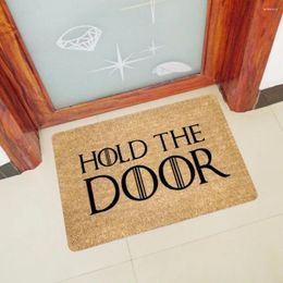Carpets Drop Ship Hold The Door Entrance Welcome Mats Rubber Funny Doormats Hallway Doorway Bathroom Rugs Floor And Carpet