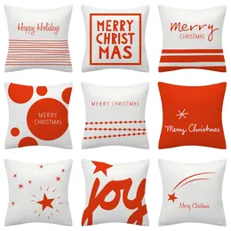 Pillow Christmas Cover Throw Case For Home Chair Sofa Decoration Square Pillowcases