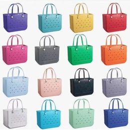 Storage Baskets With Handles EVA Hole Rectangular Ultra Light Travel Soft Waterproof And Durable Swimming Beach Bag