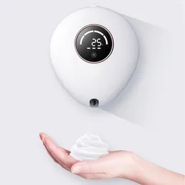 Liquid Soap Dispenser Automatic Touchless Sensor Foam Machine With Temperature Display USB Rechargeable Hand Sanitizer