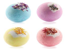 Bubble Bath Bomb Dry Flower Explosion Natural Floral Essential Oils Bathbombs Fizzers Shower Steamers Bathing Deep see Salt Ball b1124369