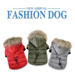 Dog Apparel Winter Costumes Jumpsuit For Costume Jacket Cats Down Coat Waterproof Small Dogs Pets Products Clothing Cotton Pet Clothes