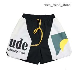 Rhude Men Jackets Shorts Women Man Motorpsycho Jacket Pants Set Casual Stand Collar Coat Windbreaker Couples Waterproof Streerwear Rhude Jackets 593