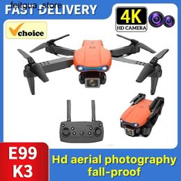 Drones K3 drone 4K high-definition dual camera foldable four helicopter E99 fixed height aerial photography remote-controlled Aeroplane childrens toy S24513