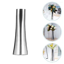 Vases Metal Table Centerpieces Stainless Steel Vase Decorations Reliable Flower Bottle