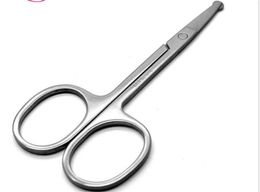 2019 Stainless steel eyebrow trimmer scissors Beard Trimmer Scissor Mini Size Shaving Shear Beard Trimmer Eyebrow6579343