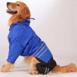 Dog Apparel Raincoat Teddy Bear Big Small Pet Jacket Suit Rain Coat S-XL Waterproof Clothes Slicker Wholesale