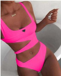 Women's Swimwear Designer Sexy White Swimsuit Women Cut Out Push Up Bathing Suits Beach Wear Swimming Suit For Women 1PT8