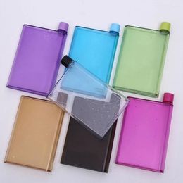 Water Bottles Paper Cup Rectangle Bottle Notebook Kettle Green 420ML