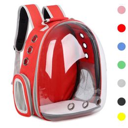 Cat Carriers Portable Pet Carrier Bag Breathable Outdoor Travel Backpack For Small Dog Transparent Space
