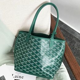 Tote Bag Designer Clutch Shopping Bags High-quality Double-sided Handbags Houndstooth Mini Totes Women Double Letter Leather Shoulder