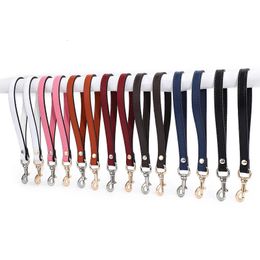 10pcs Simple 215cm PU Leather Handle Purse Bag Belt Replacement Solid Colour Allmatch Clutch Wallet Women Wrist Strap 240429