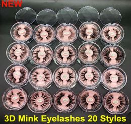 NEW 5D Mink Eyelashes 25mm 3D Mink Eyelash Makeup False Eyelashes Big Dramatic Volumn Thick Real Mink Lashes Handmade Natural Eye 5218783