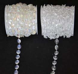 Whole30 Metres Diamond Crystal Acrylic Beads Roll Hanging Garland Strand Wedding Birthday Christmas Decor DIY Curtain WT0529578729