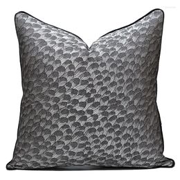 Pillow Black And White Animal Covers Feather Pattern Throw For Interior Decoration 45 45CM 50 50CM