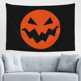 Tapestries Halloween Pumpkin Skin-Friendly Surroundings With The Elegance Non-Fading Bedside Decorative Blanket Minimalistic Soft
