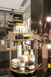 Storage Boxes Bathroom Cosmetic Jewellery Organiser Multi-Purpose 2 Tiers Makeup For Bedroom