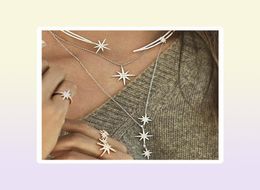 Designer Triple Meteorites Adjustable Necklace Fashion Star Fashion Lady S925 Sterling Silver Shiny Personalised women039s Pend1999627