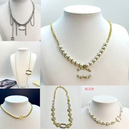 Luxury Brand Designer Mediaeval Vintage Alphabet Stainless Steel Necklace Waist Chain Sweater Chain Pendant Necklaces Wedding Party Jewerlry Accessories