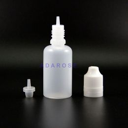 30 ML Double Proof Plastic Dropper Bottles 100PCS With tamper evident & Child Proof Safe Caps vapor squeezable bottle Urjkv Jmmpm