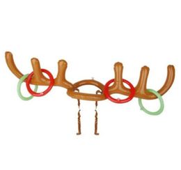 200pcs Funny Reindeer Antler Hat Ring Toss Christmas Holiday Party Game Supplies Toy Children Kids Christmas Toys6694332