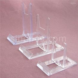 Hooks Clear Movable Display Easel Plate Tray Dish Ceramics Tiles Book Cell Phone Picture Adjustable Plastic Rack Art Exhibition St5076080