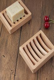 Customised logo wooden soap dish tray holder storage soap rack plate boxes container for bath shower plate bathroom LX80883323886