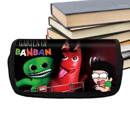 Storage Bags Large Capacity Banban Garden Pattern Cute Pencil Case Office School Students Pen Box Zipper Marble Makeup Supplies