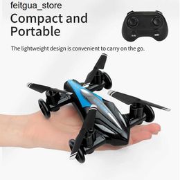 Drones Headless style 2.4G dual-mode unmanned aerial vehicle for land and air camera free special effects 4-axis aircraft RC aircraft childrens toys S24513