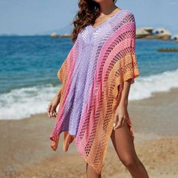 Swimwears Cover Ups Fashionable Pattern Colour Loose And Comfortable Beach Sunscreen Hollowed Out Swim Up Women Romper