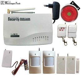 Alarm systems Free delivery wireless home safety GSM alarm system intercom remote control automatic Dialling alarm sensor kit GSM home alarm system WX