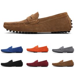 GAI casual shoes for men low black grey red blues orange browns flat sole mens outdoor shoes
