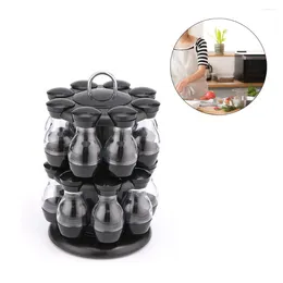 Storage Bottles Spice Tins Stand Seasoning Can Holder Wear-resistant Condiment Set