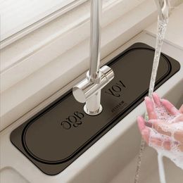 Bath Mats Bathroom Faucet Absorbent Drying Pad Non-slip Sink Splash Guard Countertop Protector Kitchen Accessories