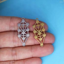 Pendant Necklaces 3pcs/lot Sephirot Kaballah Tree Of Life For Jewellery Making Fit Stainless Steel Bracelet Necklace DIY Crafts Supplier