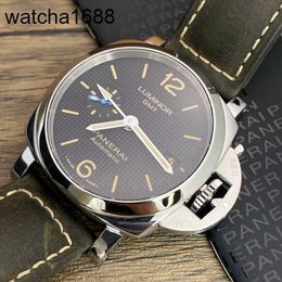 Business Wrist Watch Panerai LUMINOR Series Swiss Men's Watch Automatic Mechanical Luxury Watch Sports Tough Man Watch 42mm Large Diameter PAM01535