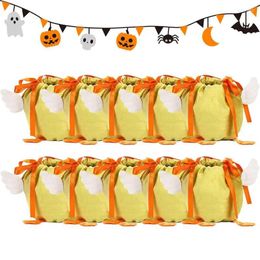 Gift Wrap Halloween Velvet Bags Wing Duckling Packaging Bag With Drawstring Box Pouch Wedding Favors