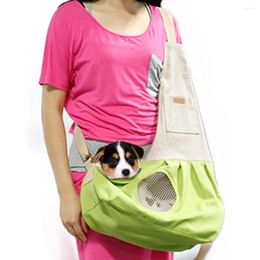 Cat Carriers Fashion Portable Canvas Carrying Shoulder Bag Small Pets Dog Outdoor Crossbody Carrier