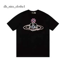 Vivianes Duyou Mens Spray T-Shirt West Wood Brand Clothing Men Women Summer T Shirt With Letters Cotton Jersey High Quality Tops Viviane Westwood Shirt 805