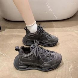 Casual Shoes 2024 Women Sneakers Lace-Up Wedge Sports Women's Vulcanised Platform Ladies Comfy Females